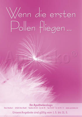 Bild 001 — ApoDeko® Apothekenplakate — Allergie